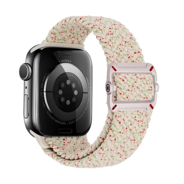 ダブルループ機械式バックルナイロン編みウォッチバンド、Apple Watch 42mm / 41mm / 40mm / 38mm用