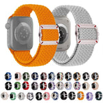 ダブルループ機械式バックルナイロン編みウォッチバンド、Apple Watch 46mm / 49mm / 45mm / 44mm用