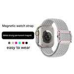 ダブルループ機械式バックルナイロン編みウォッチバンド、Apple Watch 42mm / 41mm / 40mm / 38mm用