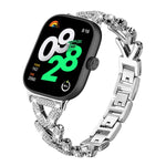 20mm xDfind Small Twist Diamond Metal Watch Band, For Xiaomi Band 10 Pro/9 Pro/Redmi Watch 6/5/4, For Redmi Watch 3 Active / Watch 3 Lite, For Redmi Watch 3