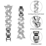 20mm xDfind Small Twist Diamond Metal Watch Band, For Xiaomi Band 10 Pro/9 Pro/Redmi Watch 6/5/4, For Redmi Watch 3 Active / Watch 3 Lite, For Redmi Watch 3