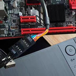 2本セット パソコンマザーボード USB3.0 アダプターケーブル、20ピンオスから9ピンメス、9ピンオスから20ピンメス