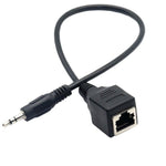3.5mm オス から RJ45 メス ネットワークポート タッチスクリーンアダプターケーブル Thunderstone用