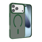 Kalebol メタルレンズフレーム MagSafe すりガラス調 PC 電話ケース、iPhone 17 Pro Max 用、iPhone 17 Pro 用、iPhone 17 用、iPhone Air 用、iPhone 16 Pro Max 用