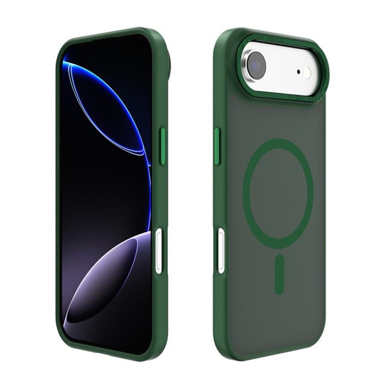 Kalebol メタルレンズフレーム MagSafe すりガラス調 PC 電話ケース、iPhone 17 Pro Max 用、iPhone 17 Pro 用、iPhone 17 用、iPhone Air 用、iPhone 16 Pro Max 用