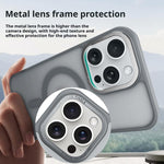 Kalebol メタルレンズフレーム MagSafe すりガラス調 PC 電話ケース、iPhone 14 Pro Max 用、iPhone 13 Pro Max 用、iPhone 13 Pro 用、iPhone 13 用