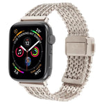 マグネットスナップ留め鋼メッシュメタルウォッチバンド、Apple Watch 46mm / 49mm / 45mm / 44mm用、Apple Watch 42mm / 41mm / 40mm / 38mm用
