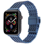 マグネットスナップ留め鋼メッシュメタルウォッチバンド、Apple Watch 46mm / 49mm / 45mm / 44mm用、Apple Watch 42mm / 41mm / 40mm / 38mm用