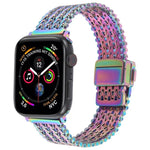 マグネットスナップ留め鋼メッシュメタルウォッチバンド、Apple Watch 46mm / 49mm / 45mm / 44mm用、Apple Watch 42mm / 41mm / 40mm / 38mm用