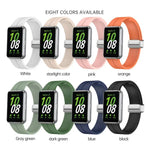 マグネット折りたたみシルバーバックル シリコンウォッチバンド、Samsung Galaxy Fit 3用