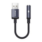Yesido YAU46 USBから3.5mmアルミ合金オーディオアダプター、YAU46
