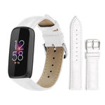 xDfind Bamboo Texture Pin Buckle Leather Watch Band, For Fitbit Charge 6 / 5 18mm, For Fitbit Inspire 3 12mm, For Fitbit Versa 4 / 3 / Sense2 / 1 20mm, For Fitbit Luxe / Special Edition 12mm, For Fitbit Inspire 2 / Ace 3 14mm                           ...