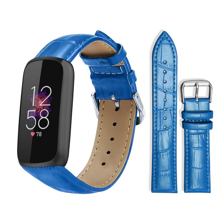 xDfind Bamboo Texture Pin Buckle Leather Watch Band, For Fitbit Charge 6 / 5 18mm, For Fitbit Inspire 3 12mm, For Fitbit Versa 4 / 3 / Sense2 / 1 20mm, For Fitbit Luxe / Special Edition 12mm, For Fitbit Inspire 2 / Ace 3 14mm                           ...