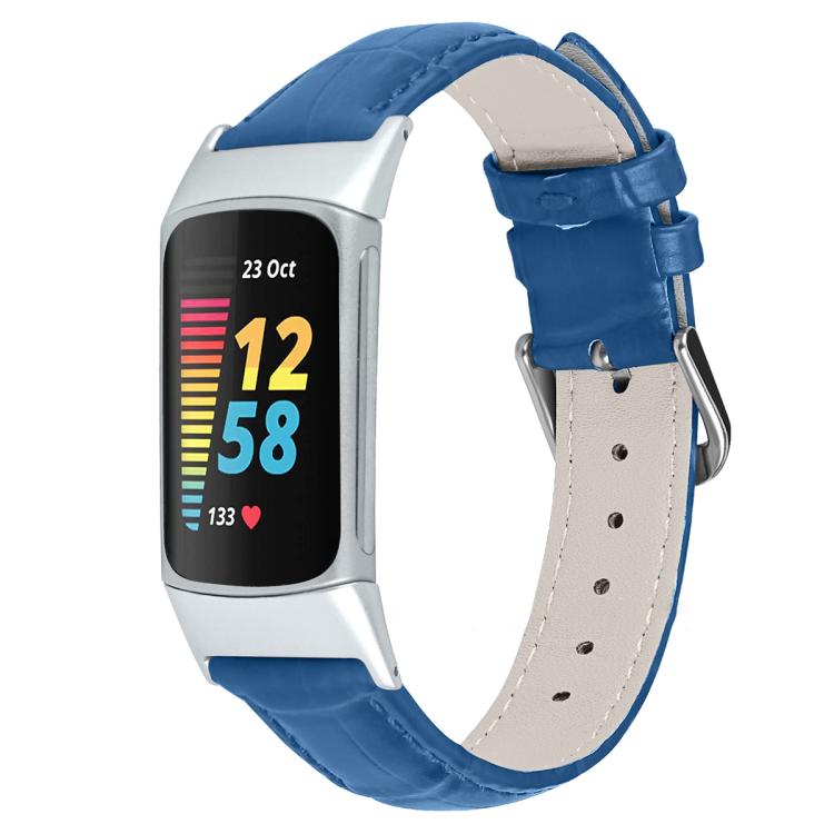 xDfind Bamboo Texture Pin Buckle Leather Watch Band, For Fitbit Charge 6 / 5 18mm, For Fitbit Inspire 3 12mm, For Fitbit Versa 4 / 3 / Sense2 / 1 20mm, For Fitbit Luxe / Special Edition 12mm, For Fitbit Inspire 2 / Ace 3 14mm                           ...