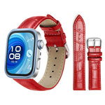 xDfind Bamboo Texture Pin Buckle Leather Watch Band, For Huawei Watch Fit 5 / Fit 5 Pro 20mm, For Huawei Band 10 / 9 / 8 14mm, For Huawei Watch D2 22mm