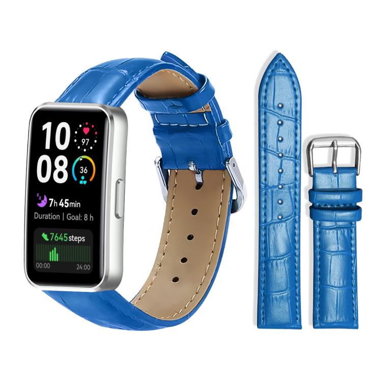 xDfind Bamboo Texture Pin Buckle Leather Watch Band, For Huawei Watch Fit 5 / Fit 5 Pro 20mm, For Huawei Band 10 / 9 / 8 14mm, For Huawei Watch D2 22mm