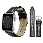 xDfind 竹目ピンバックルレザーウォッチバンド、Apple Watch 42 / 44 / 45 / 46 / 49mm用、Apple Watch 38 / 40 / 41 / S10 42mm用