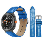 xDfind 竹目調ピンバックルレザーウォッチバンド、Samsung Galaxy Watch Ultra / Ultra 2025 22mm用、Samsung Galaxy Watch8 / Watch8 Classic 22mm用、Samsung Galaxy Watch7 / FE / 6 / 5 / 4 20mm用、Samsung Galaxy Fit3 SM-R390 20mm用