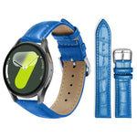 xDfind 竹目調ピンバックルレザーウォッチバンド、Samsung Galaxy Watch Ultra / Ultra 2025 22mm用、Samsung Galaxy Watch8 / Watch8 Classic 22mm用、Samsung Galaxy Watch7 / FE / 6 / 5 / 4 20mm用、Samsung Galaxy Fit3 SM-R390 20mm用