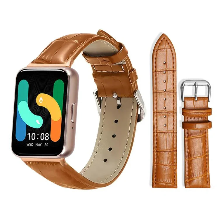 xDfind 竹目調ピンバックルレザーウォッチバンド、Samsung Galaxy Watch Ultra / Ultra 2025 22mm用、Samsung Galaxy Watch8 / Watch8 Classic 22mm用、Samsung Galaxy Watch7 / FE / 6 / 5 / 4 20mm用、Samsung Galaxy Fit3 SM-R390 20mm用