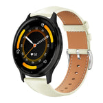 xDfind Flat Head Black Shark Fine Grain Leather Watch Band, 20mm For Garmin GarminMove Sport / vivoactive5/3, 22mm For Garmin Venu 3 / vivoactive4, 20mm For Garmin venu 2 / venu / Sq2 / Sq