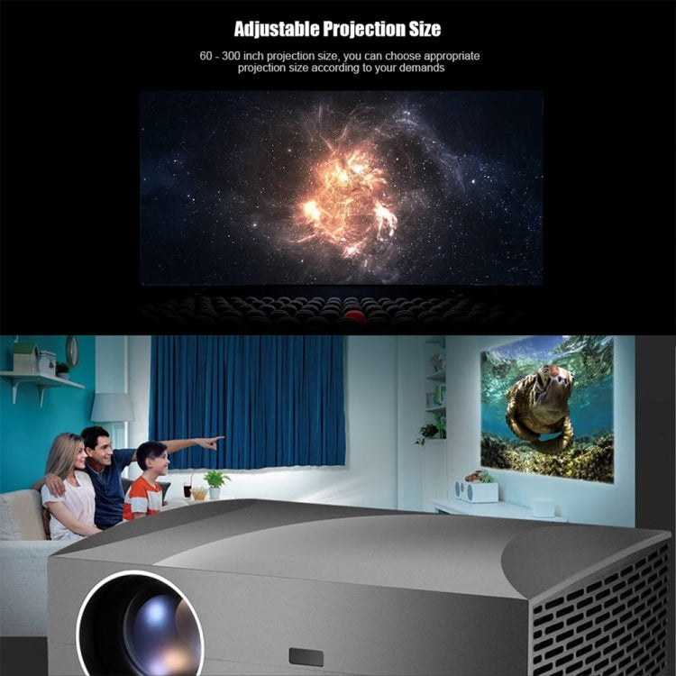 VIVIBRIGHT F30UP 1920x1080 4200ルーメン ポータブルホームシアター ワイヤレススマートプロジェクター、Android版、Android版