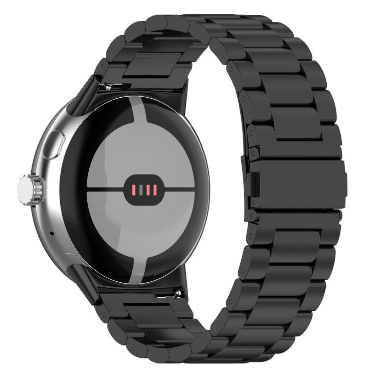 トライビーズ フラットバックル チタン合金 時計バンド、Google Pixel Watch 4 / 3 45mm 用、Google Pixel Watch 4 / 3 / 2 / 1 41mm 用