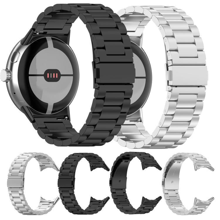トライビーズ フラットバックル チタン合金 時計バンド、Google Pixel Watch 4 / 3 45mm 用、Google Pixel Watch 4 / 3 / 2 / 1 41mm 用