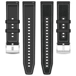xDfind Hybrid Nylon Braid Silicone Watch Band, 22mm For Amazfit GTR 4 / GTR 3 / GTR 3 Pro, 20mm For Amazfit GTS4 Mini / GTS 3 / GTS 2