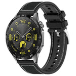 xDfind Hybrid Nylon Braid Silicone Watch Band, 22mm For Huawei Watch GT5/GT5 Pro/4/4 Pro, 20mm For Huawei Watch GT4 / GT3 / GT2