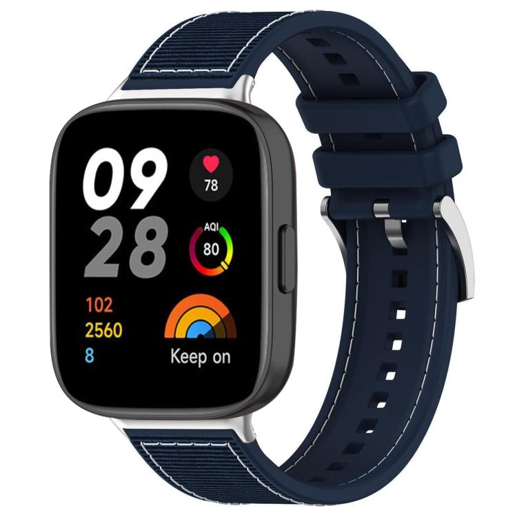 xDfind Hybrid Nylon Braid Silicone Watch Band, For Xiaomi Band 9 Pro/Redmi Watch6/5/4 20mm, For Redmi Watch 3 Active/Watch 3 Lite 20mm, For Redmi Watch 3 20mm