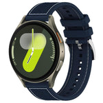 xDfind ハイブリッドナイロン編みシリコンウォッチバンド、Samsung Galaxy Watch Ultra / Ultra 2025 22mm用、Samsung Galaxy Watch 7 / 6 / 5 / FE 20mm用
