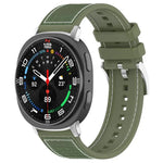 xDfind ハイブリッドナイロン編みシリコンウォッチバンド、Samsung Galaxy Watch Ultra / Ultra 2025 22mm用、Samsung Galaxy Watch 7 / 6 / 5 / FE 20mm用