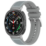 xDfind ハイブリッドナイロン編みシリコンウォッチバンド、Samsung Galaxy Watch Ultra / Ultra 2025 22mm用、Samsung Galaxy Watch 7 / 6 / 5 / FE 20mm用