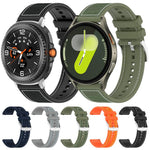 xDfind ハイブリッドナイロン編みシリコンウォッチバンド、Samsung Galaxy Watch Ultra / Ultra 2025 22mm用、Samsung Galaxy Watch 7 / 6 / 5 / FE 20mm用