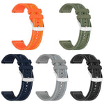 xDfind ハイブリッドナイロン編みシリコンウォッチバンド、Samsung Galaxy Watch Ultra / Ultra 2025 22mm用、Samsung Galaxy Watch 7 / 6 / 5 / FE 20mm用