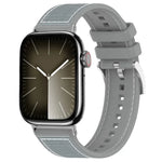 xDfind ハイブリッドナイロン編みシリコンウォッチバンド、Apple Watch 42 / 44 / 45 / 46 / 49mm 22mm用、Apple Watch 38 / 40 / 41 / S10 42mm 20mm用