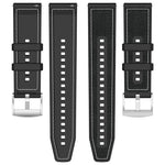 xDfind ハイブリッドナイロン編みシリコンウォッチバンド、Apple Watch 42 / 44 / 45 / 46 / 49mm 22mm用、Apple Watch 38 / 40 / 41 / S10 42mm 20mm用