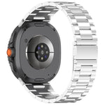 Tri-beads Flat Buckle Titanium Alloy Watch Band, For Samsung Galaxy Watch8 / Watch8 Classic, For Samsung Galaxy Fit3 / SM-R390