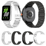 Tri-beads Flat Buckle Titanium Alloy Watch Band, For Samsung Galaxy Watch8 / Watch8 Classic, For Samsung Galaxy Fit3 / SM-R390