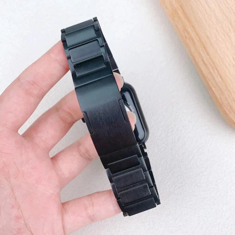 トリビーズ側面着脱式バックルステンレススチールウォッチバンド、Apple Watch 46mm / 49mm / 45mm / 44mm用、Apple Watch 42mm / 41mm / 40mm / 38mm用