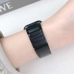 トリビーズ側面着脱式バックルステンレススチールウォッチバンド、Apple Watch 46mm / 49mm / 45mm / 44mm用、Apple Watch 42mm / 41mm / 40mm / 38mm用