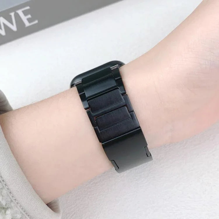 トリビーズ側面着脱式バックルステンレススチールウォッチバンド、Apple Watch 46mm / 49mm / 45mm / 44mm用、Apple Watch 42mm / 41mm / 40mm / 38mm用