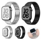 トリビーズ側面着脱式バックルステンレススチールウォッチバンド、Apple Watch 46mm / 49mm / 45mm / 44mm用、Apple Watch 42mm / 41mm / 40mm / 38mm用