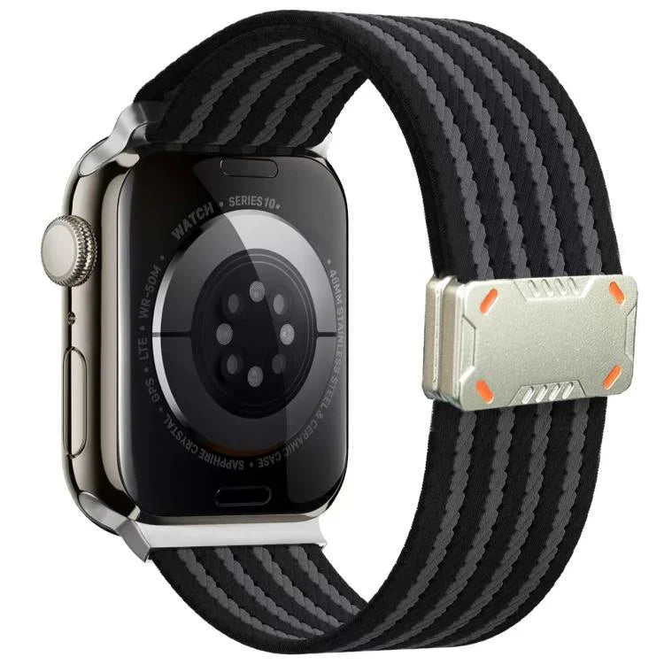 メカアーマーマグネットバックルナイロンウォッチバンド、Apple Watch 46mm / 49mm / 45mm / 44mm用、Apple Watch 42mm / 41mm / 40mm / 38mm用