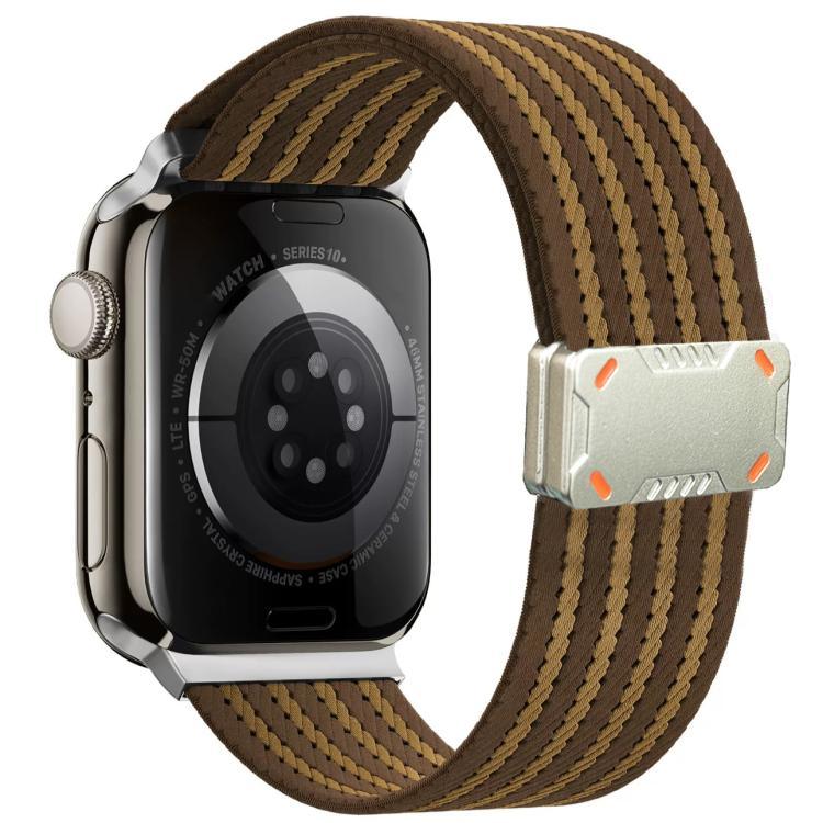 メカアーマーマグネットバックルナイロンウォッチバンド、Apple Watch 46mm / 49mm / 45mm / 44mm用、Apple Watch 42mm / 41mm / 40mm / 38mm用