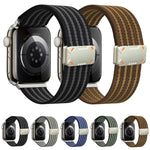 メカアーマーマグネットバックルナイロンウォッチバンド、Apple Watch 46mm / 49mm / 45mm / 44mm用、Apple Watch 42mm / 41mm / 40mm / 38mm用