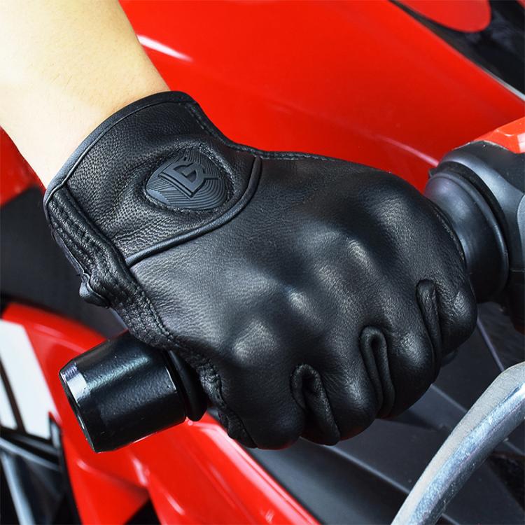 GHOST RACING GR-ST07 冬用ベルベット暖かいバイク用ライディンググローブ、M、XL、XXL