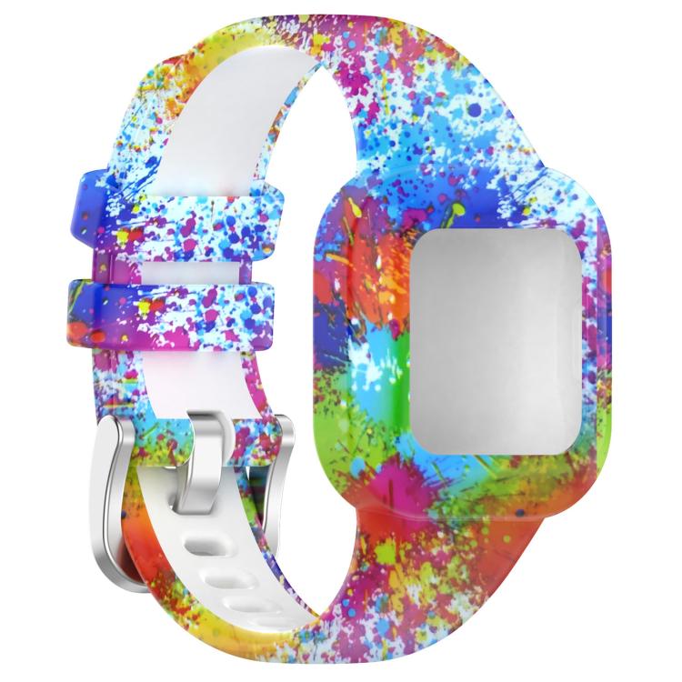 xDfind Steel Buckle Printed Silicone Watch Band, For GarminFit JR3 / Garmin Vivofit JR 3