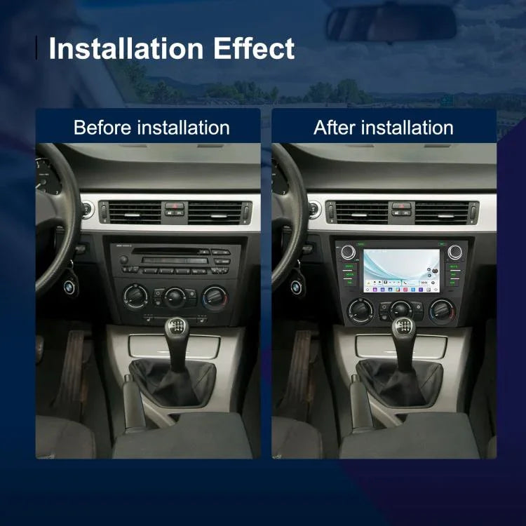 For BMW 3 Series E90 Android 15 7 inch Car CarPlay Car Navigation Reversing Image Integrated Machine, Standard, Standard+AHD+Microphone